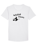 Witchful thinking (negru)  Tricou mânecă scurtă guler larg Bărbat Skater