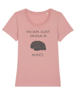 Mi-am luat Inima-n Minți Tricou mânecă scurtă guler larg fitted Damă Expresser
