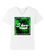 Travel Tricou mânecă scurtă guler V Bărbat Presenter