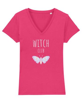 Witch Club Moth (alb)  Raspberry