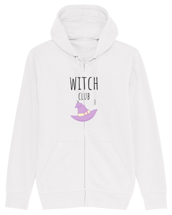 Witch Club Hat (negru)  White
