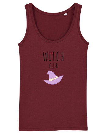 Witch Club Hat (negru)  Burgundy