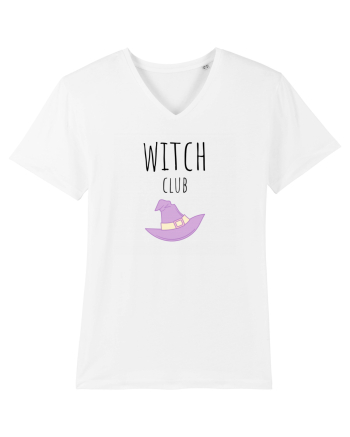 Witch Club Hat (negru)  White