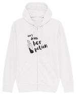 Don't drink her potion (negru) Hanorac cu fermoar Unisex Connector