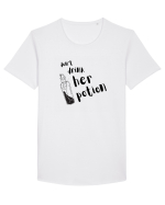 Don't drink her potion (negru) Tricou mânecă scurtă guler larg Bărbat Skater