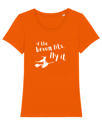 If the broom fits, fly it. (alb)  Bright Orange