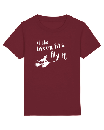 If the broom fits, fly it. (alb)  Burgundy
