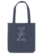 You are under my spell (alb)  Sacoșă textilă