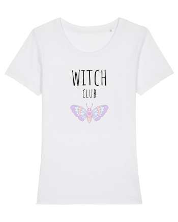 Witch Club Moth (negru)  White