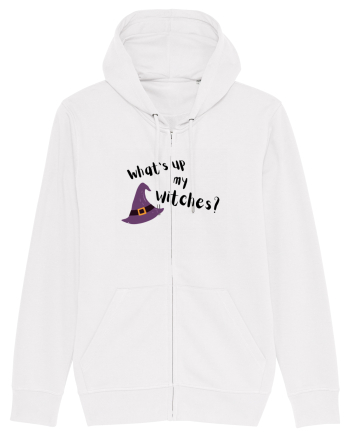 What's up my witches? (negru)  White