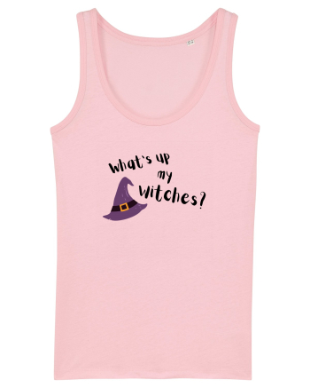 What's up my witches? (negru)  Cotton Pink