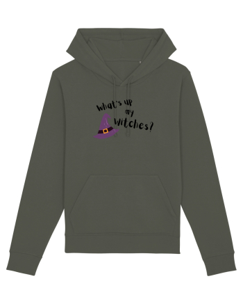 What's up my witches? (negru)  Khaki