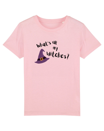 What's up my witches? (negru)  Cotton Pink