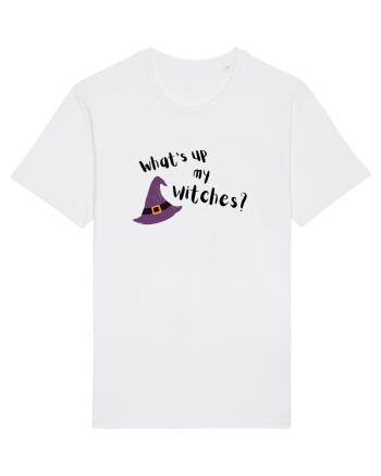 What's up my witches? (negru)  White