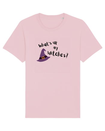 What's up my witches? (negru)  Cotton Pink