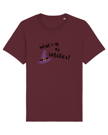 What's up my witches? (negru)  Burgundy
