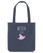 Witch Club Hat (alb)  Sacoșă textilă
