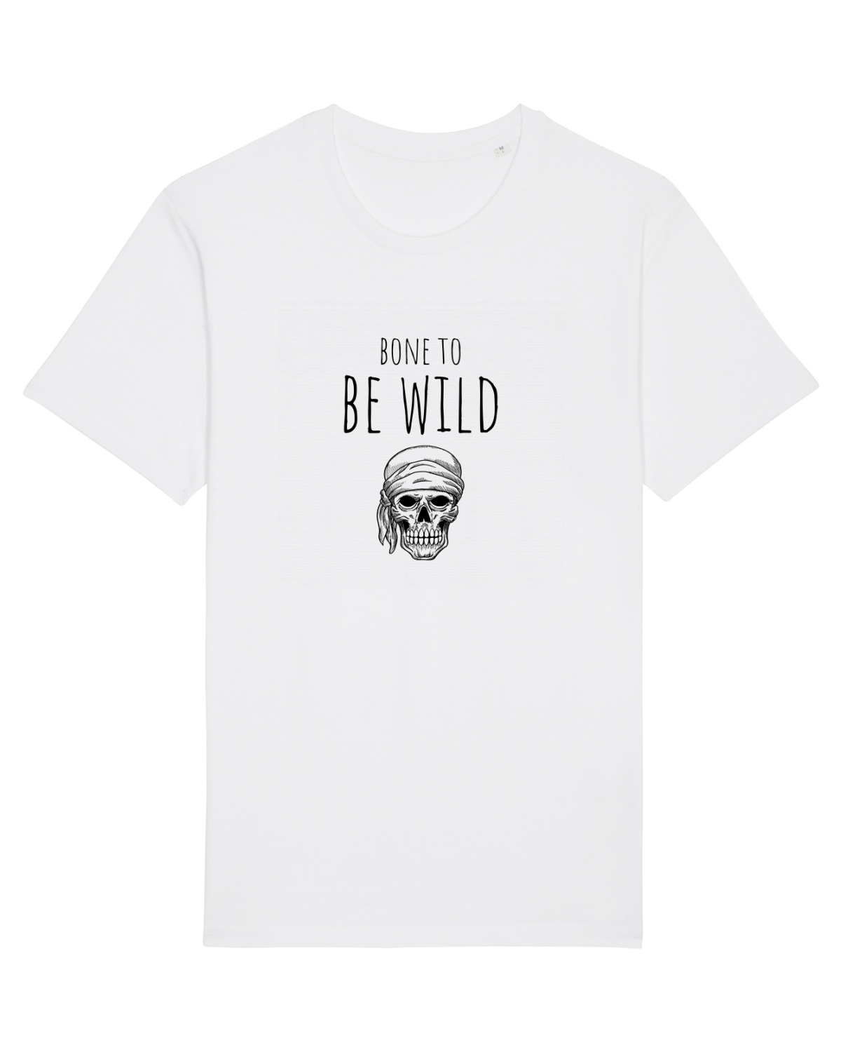 Tricou mânecă scurtă Unisex Rocker White