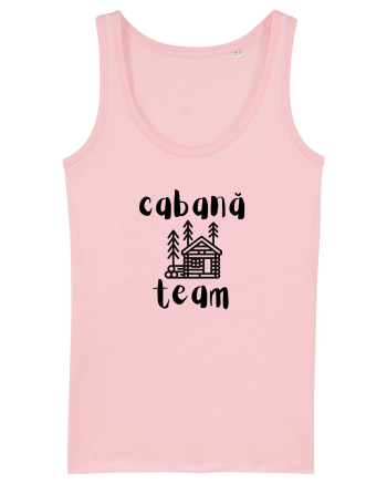 Cabană Team(negru)  Cotton Pink