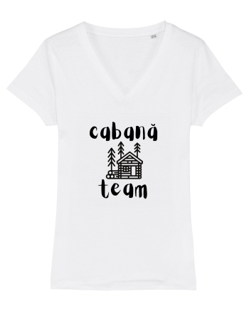 Cabană Team(negru)  White