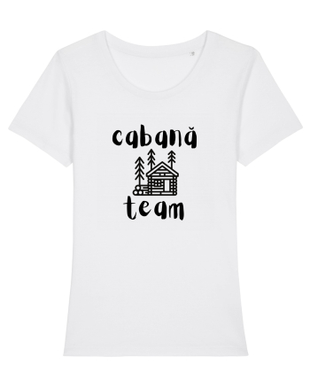 Cabană Team(negru)  White