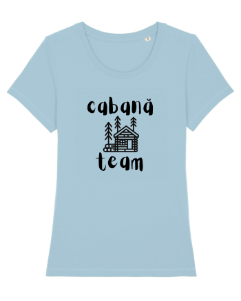 Cabană Team(negru)  Sky Blue