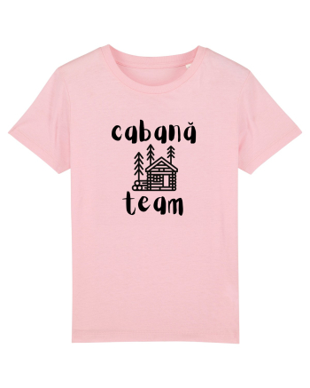 Cabană Team(negru)  Cotton Pink