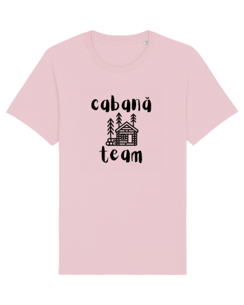 Cabană Team(negru)  Cotton Pink