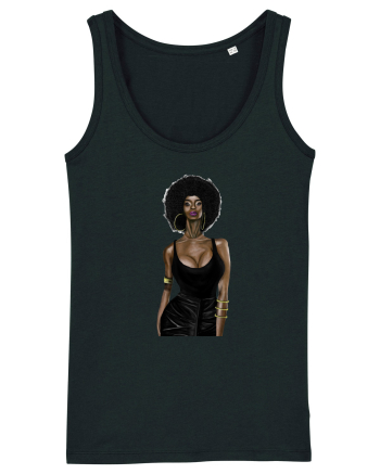 Afro Girl Black
