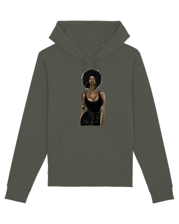 Afro Girl Khaki