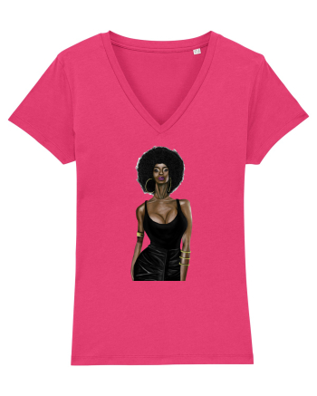 Afro Girl Raspberry