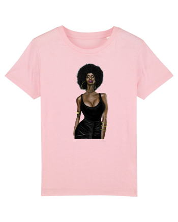 Afro Girl Cotton Pink