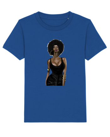 Afro Girl Majorelle Blue