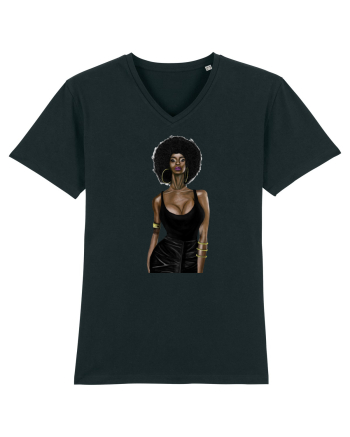 Afro Girl Black