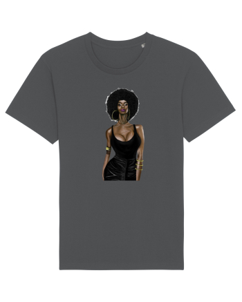 Afro Girl Anthracite