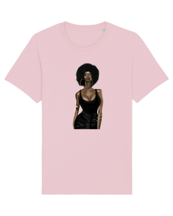 Afro Girl Cotton Pink