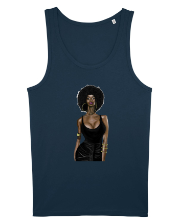 Afro Girl Navy