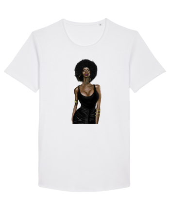 Afro Girl White