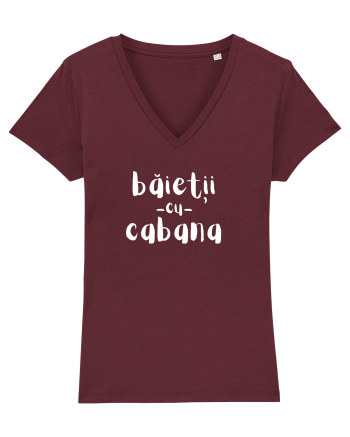 Băieții cu Cabana (alb)  Burgundy