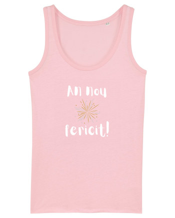 An Nou Fericit (artificii) alb Cotton Pink