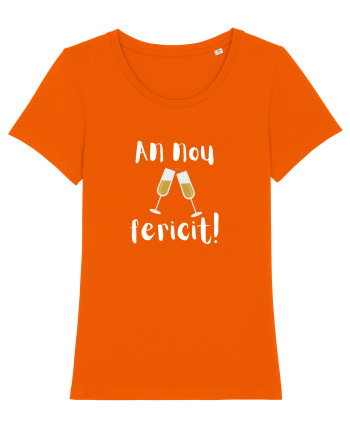 An Nou Fericit (șampanie) alb Bright Orange