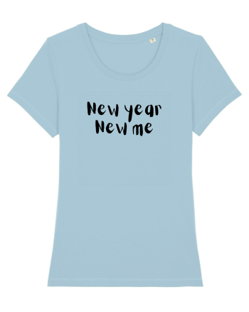 New year, new me (negru)  Sky Blue