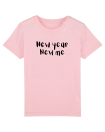 New year, new me (negru)  Tricou mânecă scurtă  Copii Mini Creator