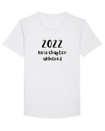 2022 New Chapter Unlocked (negru)  Tricou mânecă scurtă guler larg Bărbat Skater
