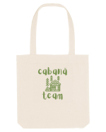 Cabană Team (verde)  Sacoșă textilă