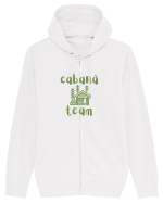 Cabană Team (verde)  Hanorac cu fermoar Unisex Connector