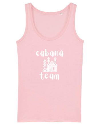 Cabană Team (alb)  Cotton Pink