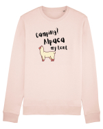 Camping? Alpaca my tent (negru)  Bluză mânecă lungă Unisex Rise