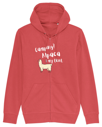 Camping? Alpaca my tent (alb)  Carmine Red