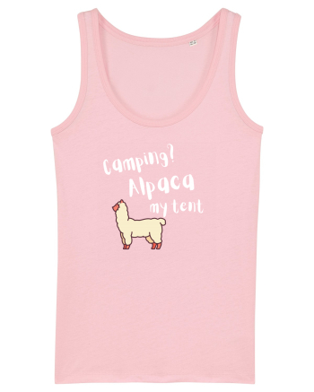 Camping? Alpaca my tent (alb)  Cotton Pink